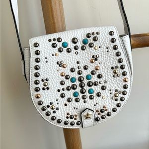 Like New Rebecca Minkoff Leather Crossbody Studded Bag